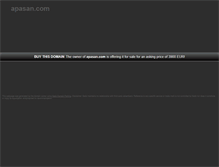 Tablet Screenshot of apasan.com